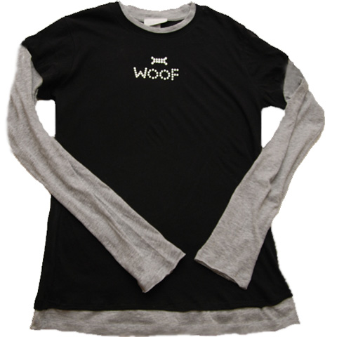 "Woof" T-shirt