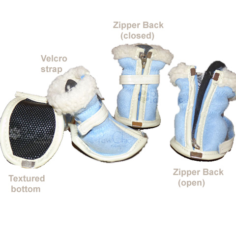 Blue "Suede" Shoes