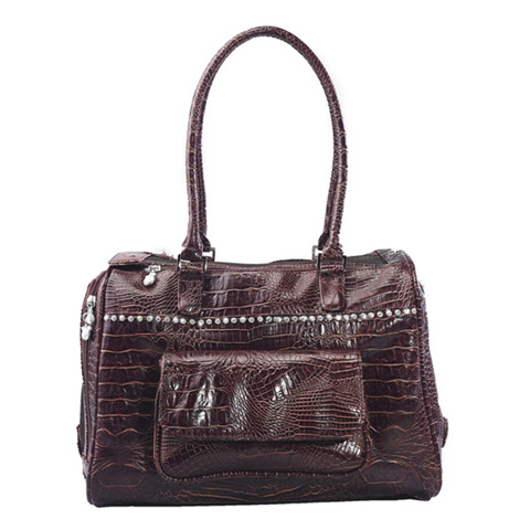 Brown Faux Croc (Exclusive)