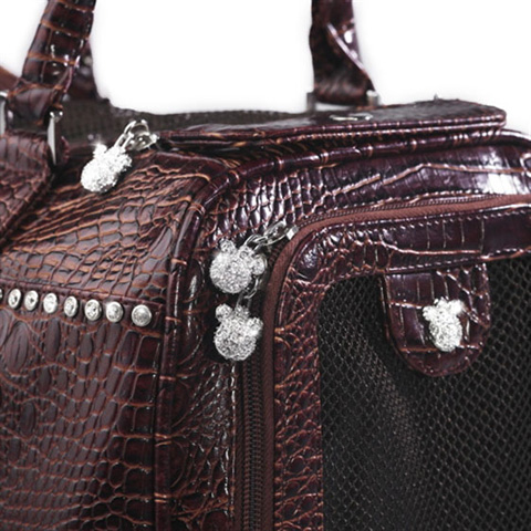 Brown Faux Croc (Exclusive)