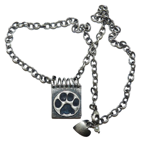 Spiral Paw Locket