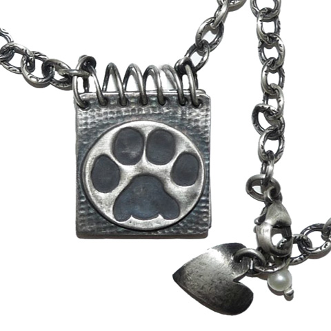 Spiral Paw Locket